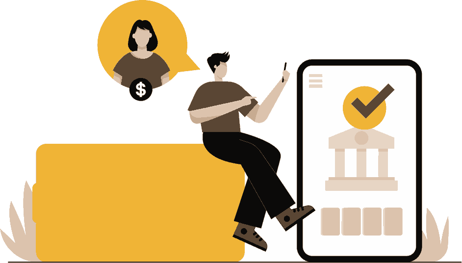 A friend earning in USDT from a phone